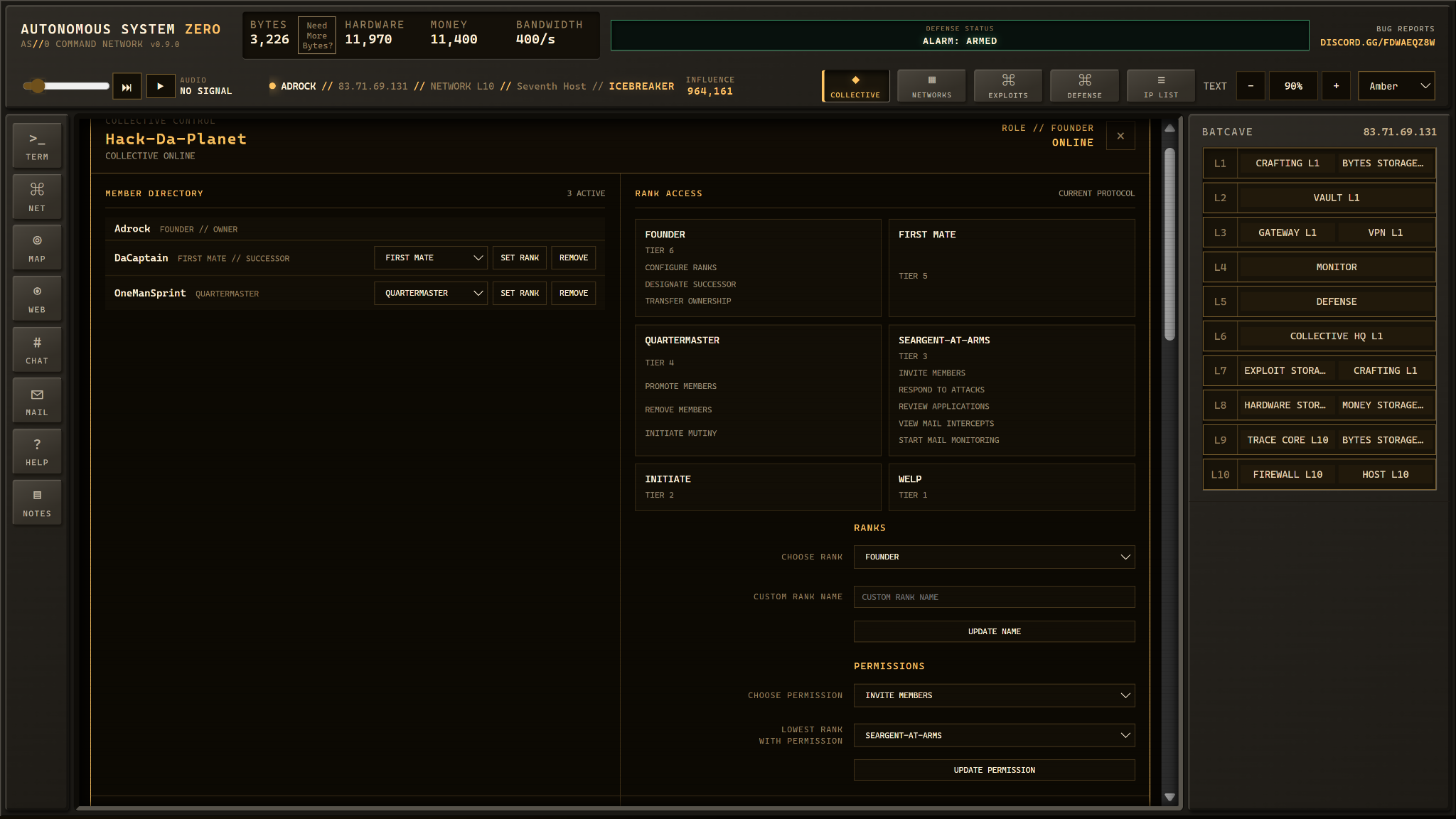 AS//0 — Personalize Collective Options