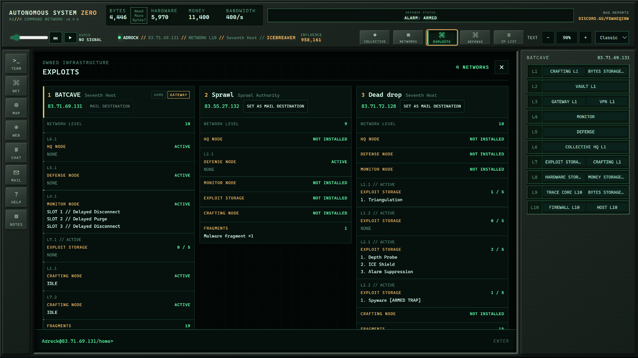 AS//0 — Exploit Inventory/Management