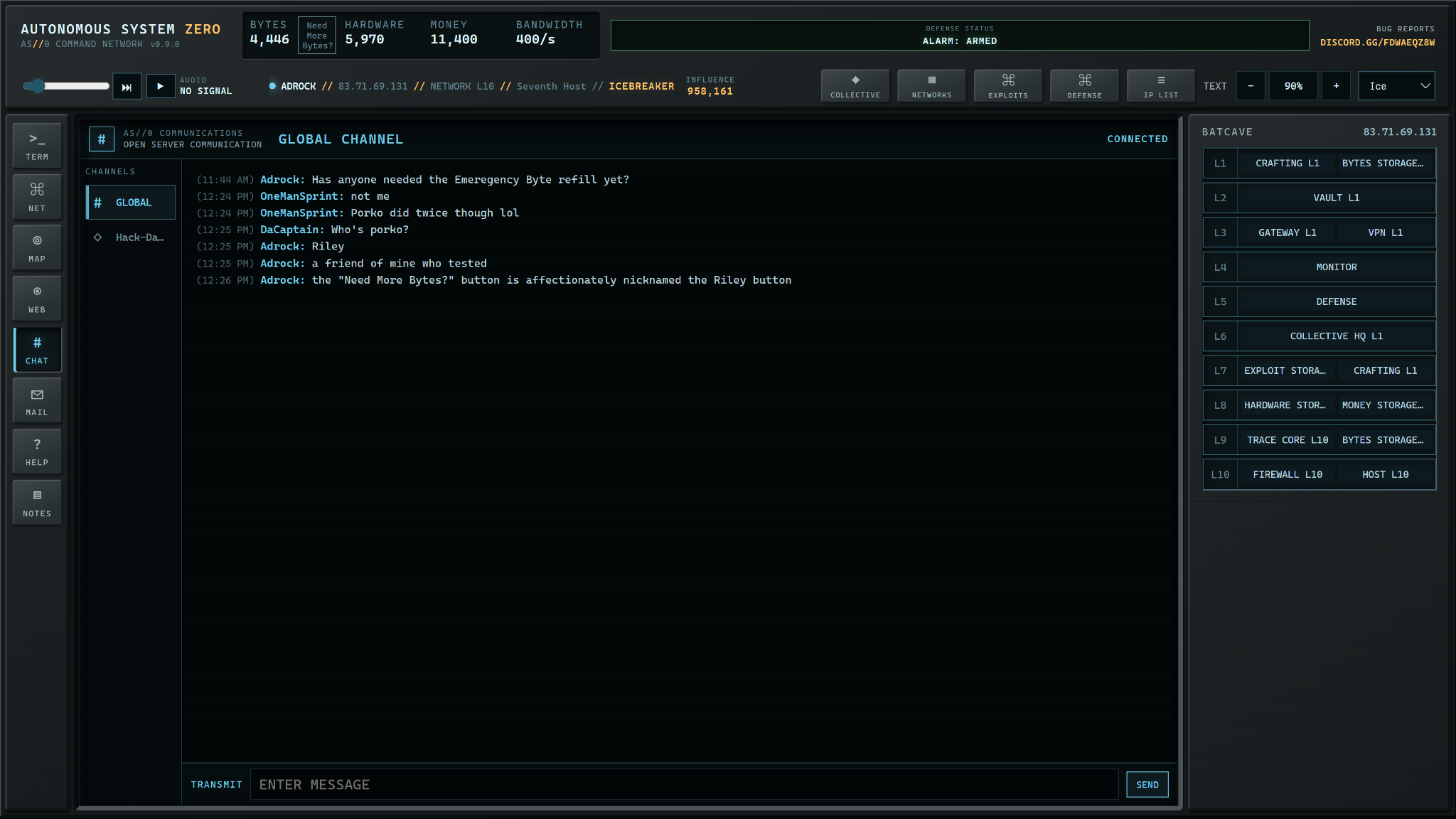 AS//0 — Global/Collective Chat