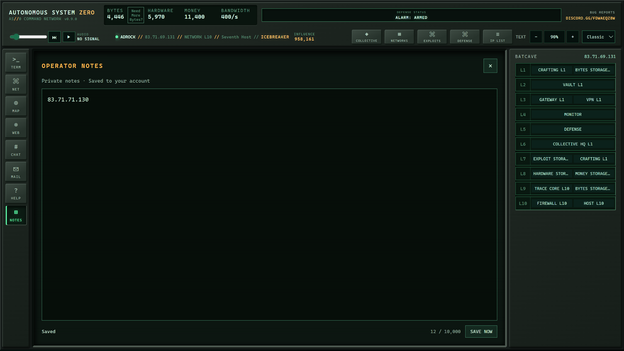 AS//0 — Operator Notes