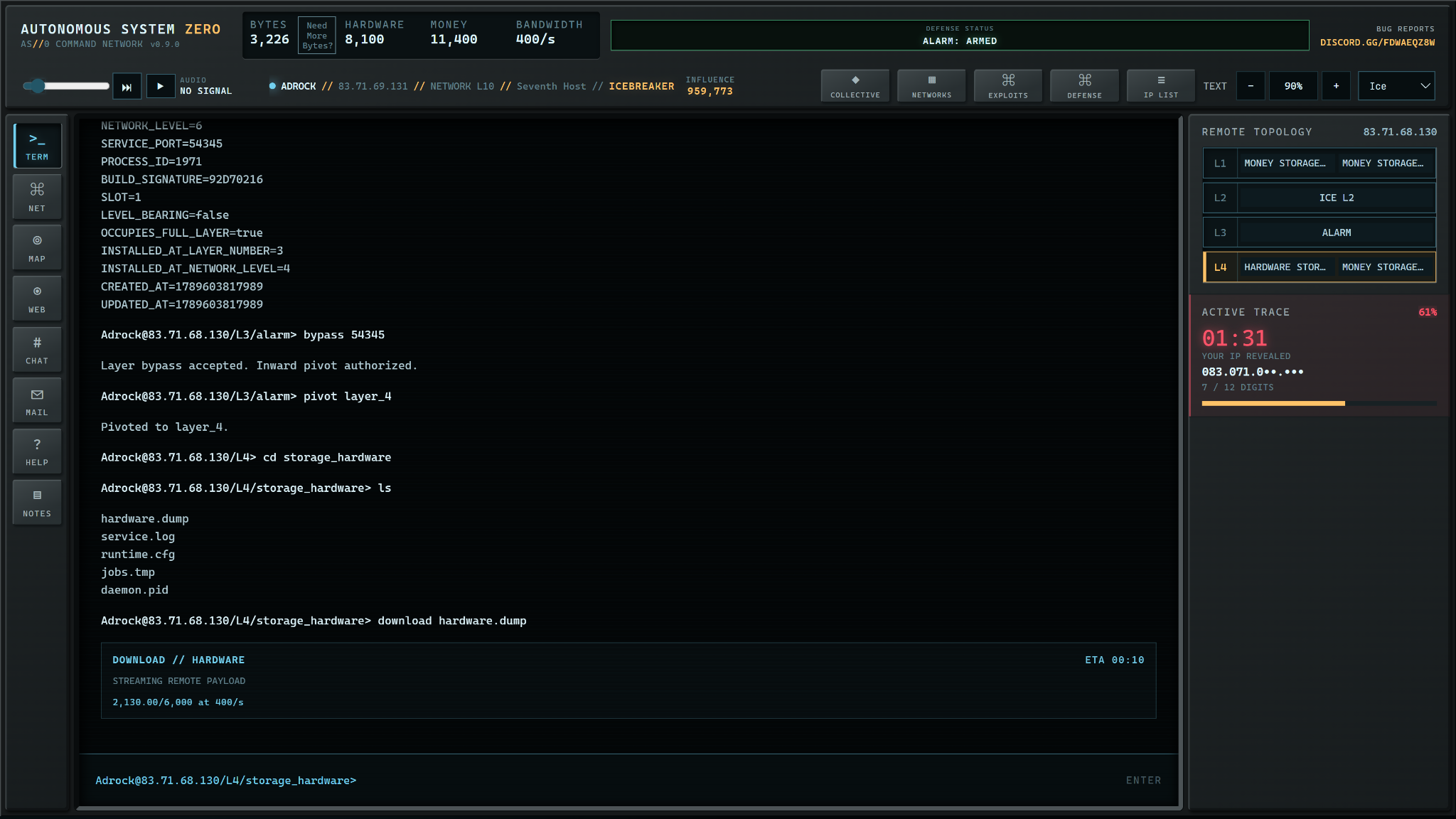 AS//0 — Operational Command Terminal