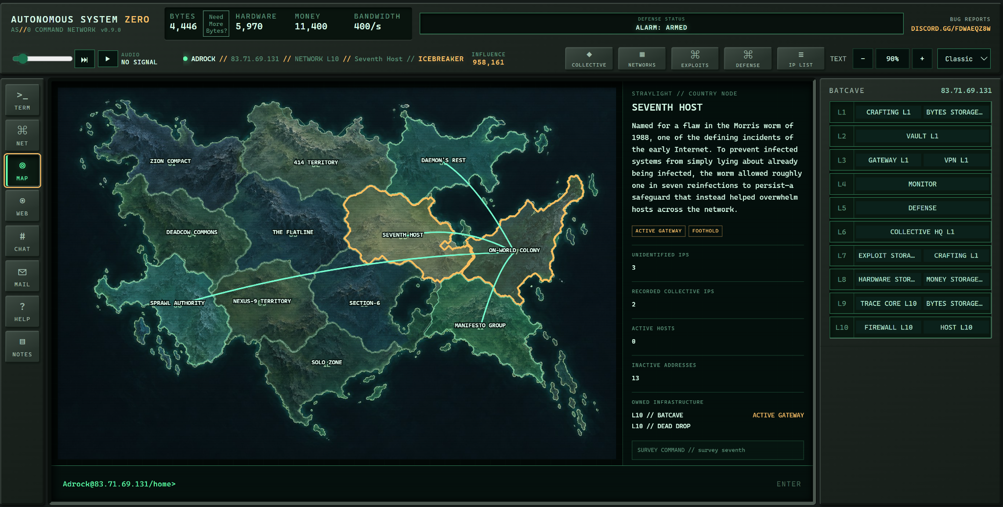 AS//0 — Dynamic World Map